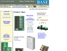 Tablet Screenshot of baseelectronics.com