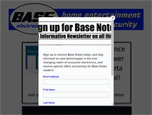 Tablet Screenshot of baseelectronics.ca